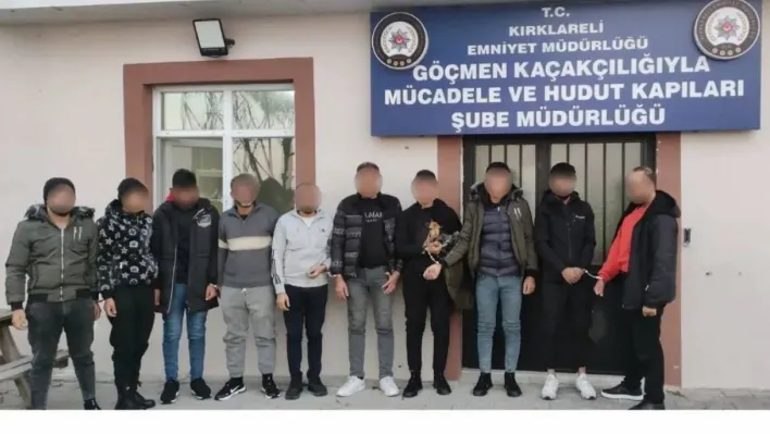 Polisten kaçan araçtan 10 kaçak çıktı