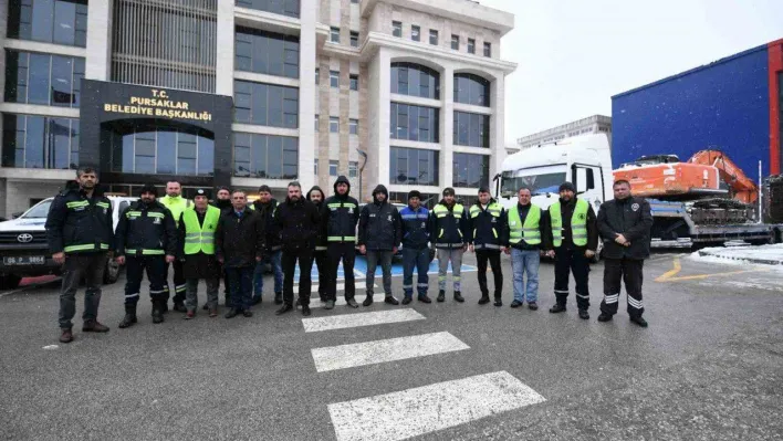 Pursaklar Belediyesinden deprem bölgelerine yardım eli