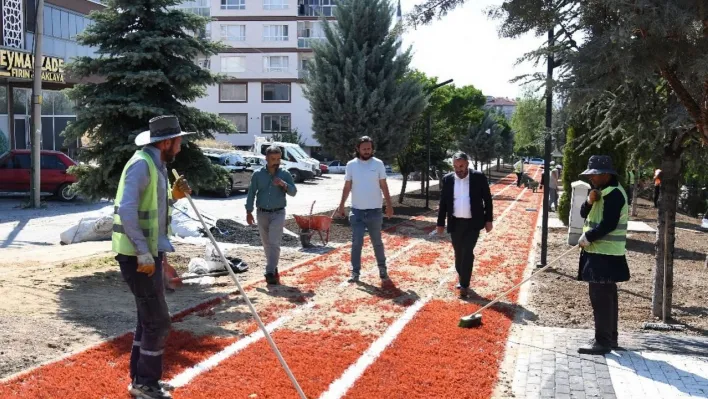 Pursaklar'da parklar yenileniyor