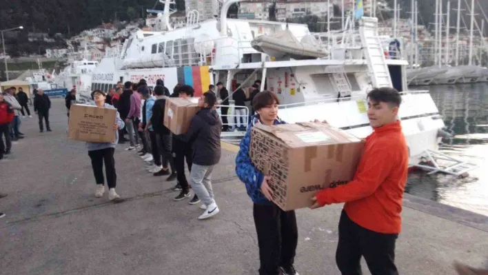 Rodos'tan depremzedelere yardım seferberliği