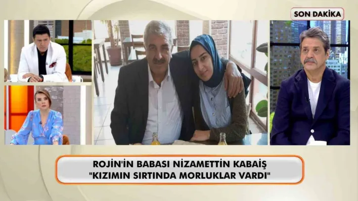 Rojin'in babası canlı yayında konuştu