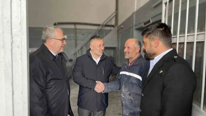 Sabah saatlerinde sanayi esnafına destek