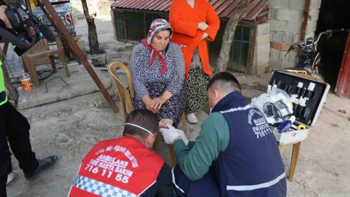 Sağlık hizmetleri depremzedelerin ayağına gidiyor