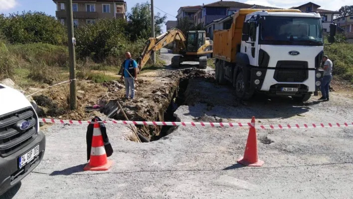 Sakarya Büyükşehir'den Ferizli İstiklal Mahallesi'ne yeni atık su hattı