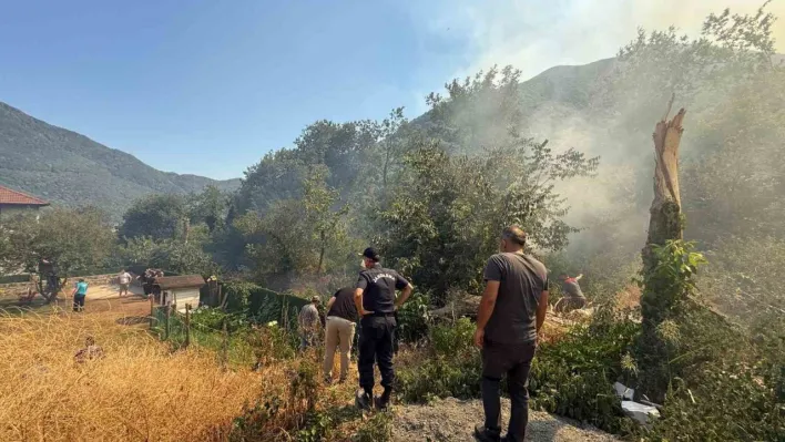 Sakarya'da alevlere müdahale sürüyor: Nuruosmaniye Mahallesi boşaltıldı