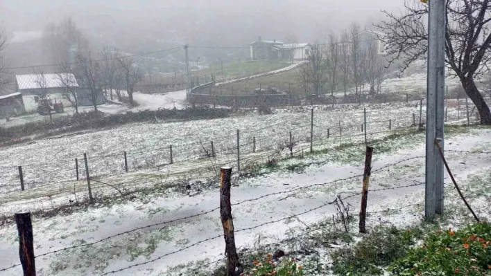 Sakarya'da yüksek kesimlerde kar yağışı başladı