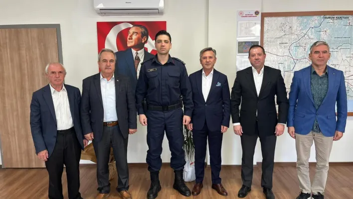 Sakarya'dan Jandarma Komutanı Çelik'e Ziyaret