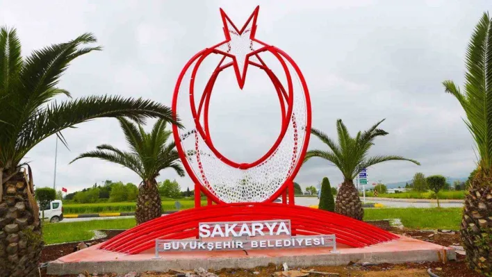 Sakarya'nın simge noktaları ay yıldızla süsleniyor