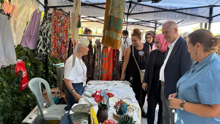 Sami Barlas, Kadın Emeği Panayırında Üreticilerle Buluştu