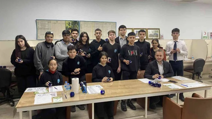 Saniye Hüseyin Balya M.T.A.L. öğrencileri ile zeytinyağı duyusal tadım etkinliği gerçekleşti