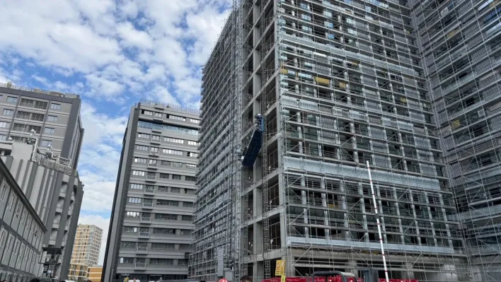 Şantiyedeki yük asansörü kazasında yaralananların sayısı 8'e yükseldi