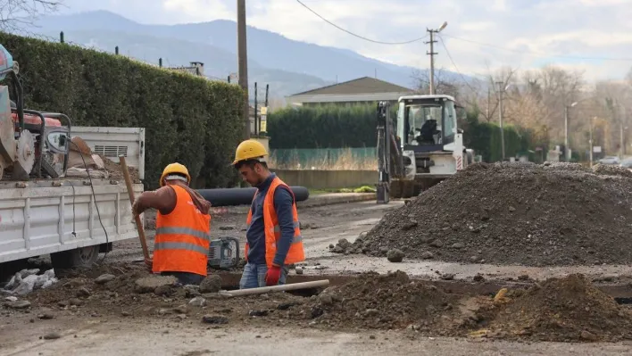 Sapanca'nın yeni yağmursuyu hattında çalışmalar tamamlandı