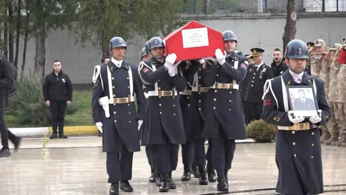 Şehit Jandarma Uzman Çavuş Nurettin Yaşar törenle uğurlandı