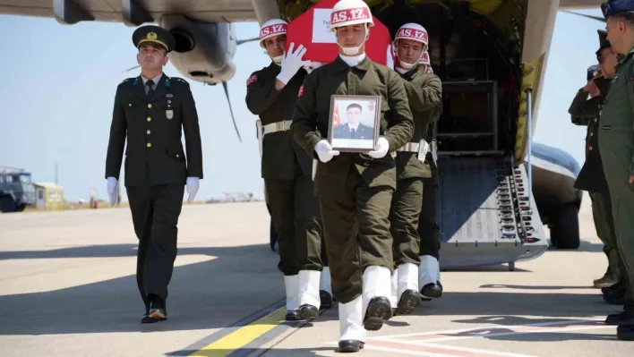 Şehit Üsteğmen Tuğrul Özsu'nun cenazesi Çorlu'ya getirildi