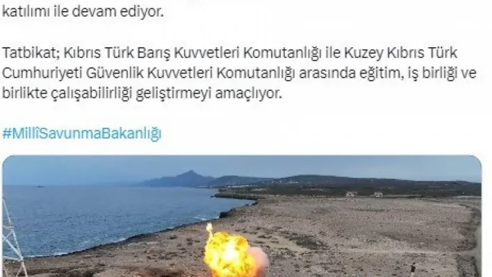 Şehit Yüzbaşı Cengiz Topel Akdeniz Fırtınası Tatbikatı devam ediyor