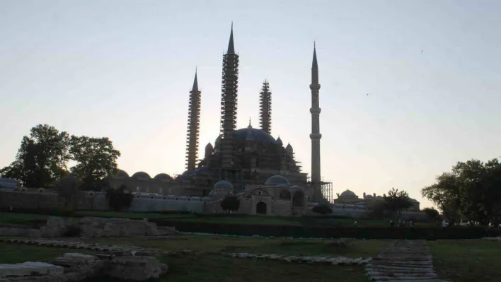 Selimiye Camii'nde Kurban Bayramı namazı coşkusu