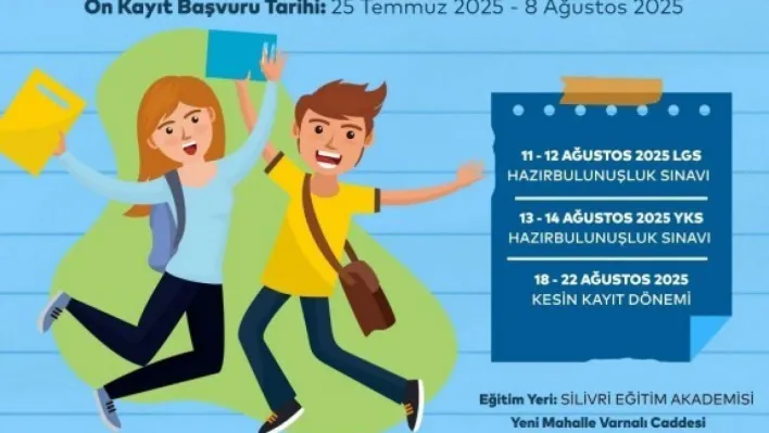 Silivri Belediyesi'nden LGS ve YKS'ye hazırlanan öğrencilere ücretsiz kurs fırsatı