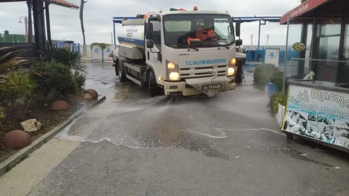 Silivri Belediyesi Temizlik Çalışmalarını Aralıksız Sürdürüyor