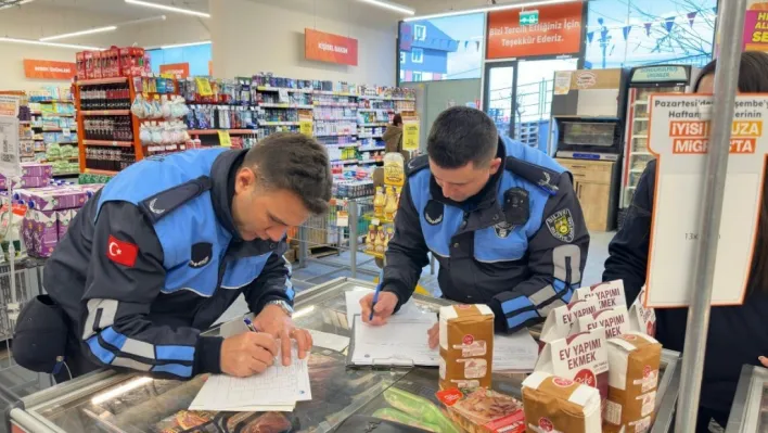 Silivri'de Ramazan ayı öncesi marketlere denetim