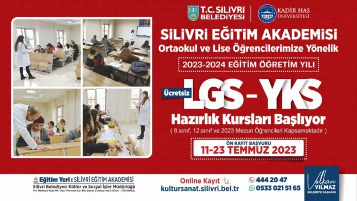 Silivri eğitim akademisi LGS-YKS kursu başlıyor