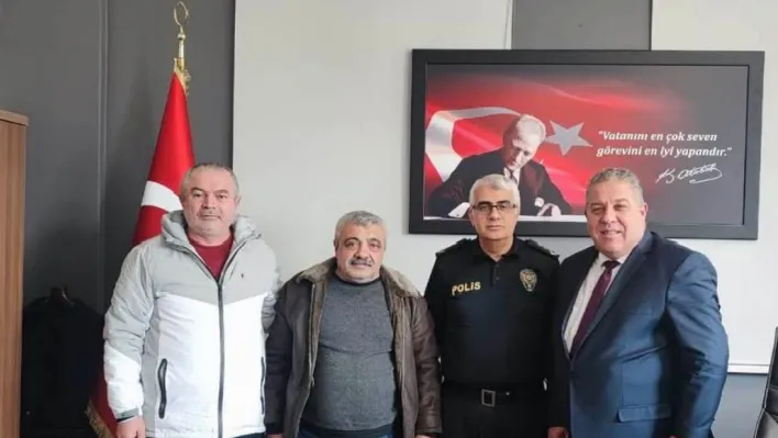 Silivri Esnafından İlçe Emniyet Müdürü Ali Osman Turhan'a Ziyaret