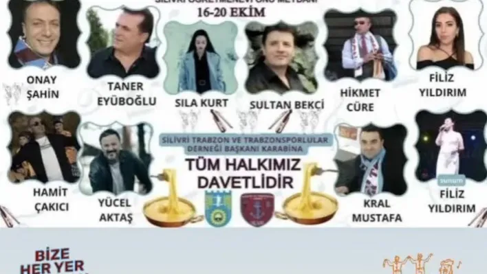 Silivri Trabzon ve Trabzonsporlular Derneği'nden Muhlama Kuymak Festivali