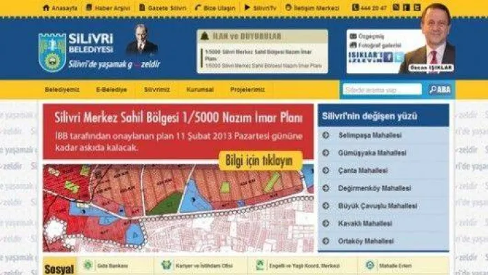 Silivri Belediyesi Web Sitesi Yenilendi