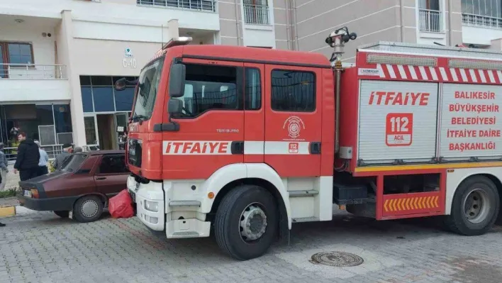 Sındırgı'da yangın