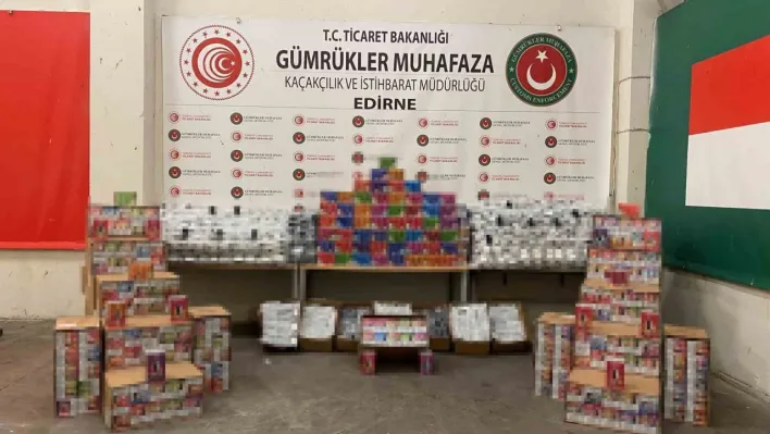 Sınır kapılarında kaçakçılığa büyük darbe: Milyonlarca lira değerinde kaçak ürün ele geçirildi