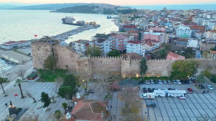 Sinop'un kalesi ve meydanı gün yüzüne çıkarıldı