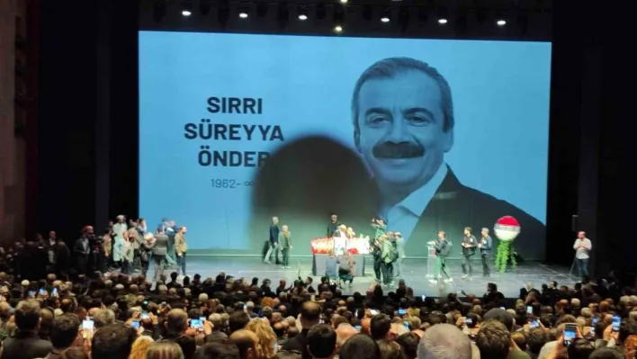 Sırrı Süreyya Önder için ilk tören AKM'de düzenleniyor