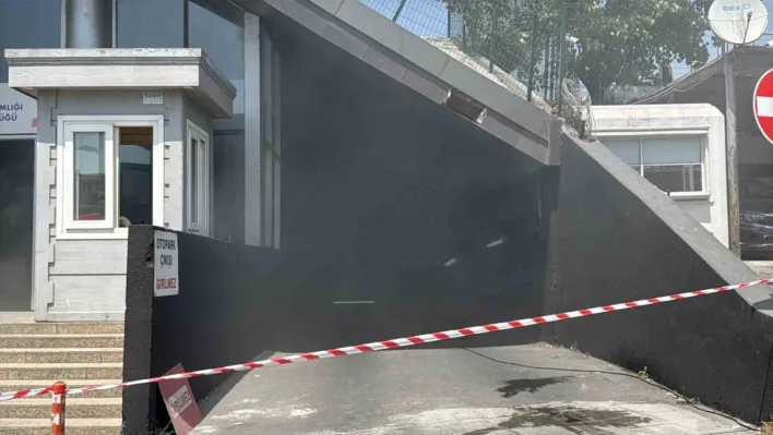 Şişli Kaymakamlığı Tapu Müdürlüğü'nde yangın paniği