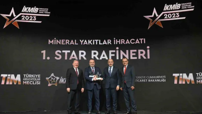 SOCAR Petrol Ticaret ve STAR Rafineri 2023 yılında da 'İhracatın Yıldızı' oldu