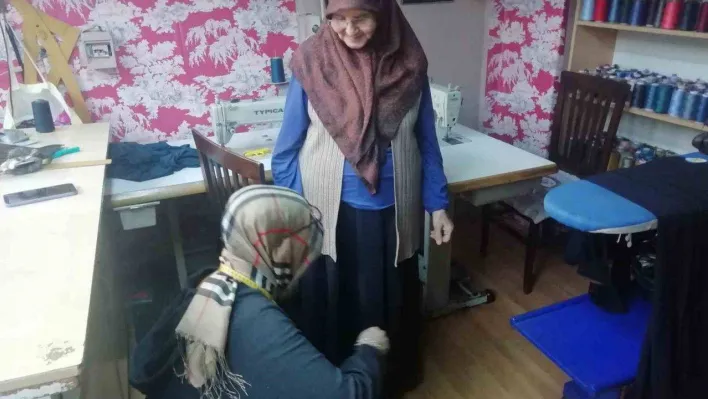 Soğuk havalar terzilerin yüzünü güldürdü
