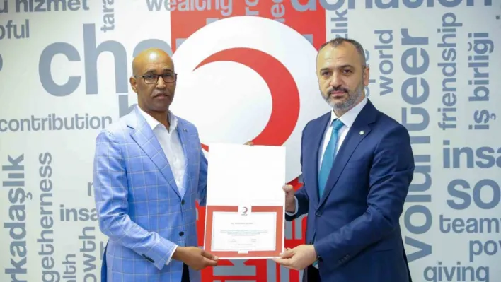 Somali Büyükelçisi kurban vekaletini Türk Kızılay'a verdi