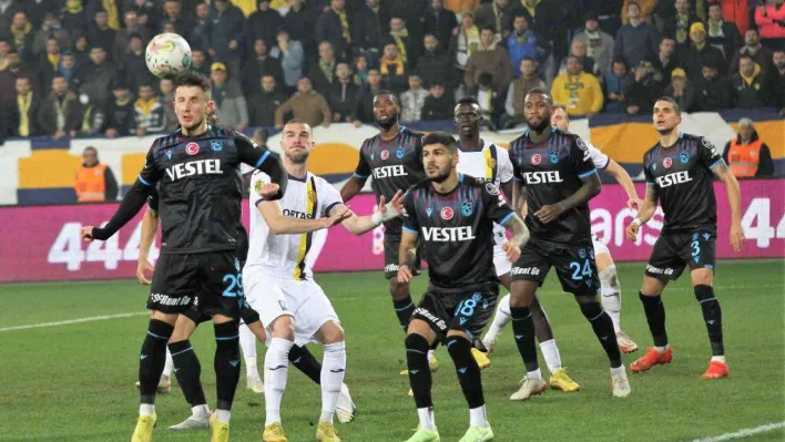 Spor Toto Süper Lig: MKE Ankaragücü: 1 - Trabzonspor: 1 (Maç sonucu)