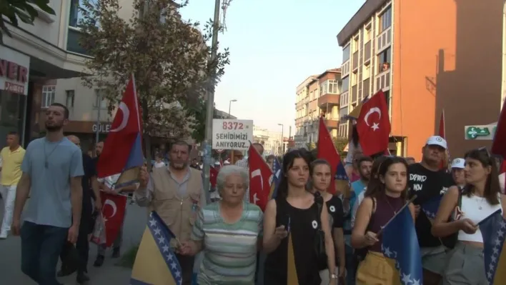 Srebrenitsa Soykırımı'nda hayatını kaybedenler Bayrampaşa'da anıldı