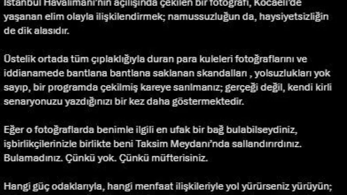 Süleyman Soylu: 'Kin ve nefretinizde boğulun'