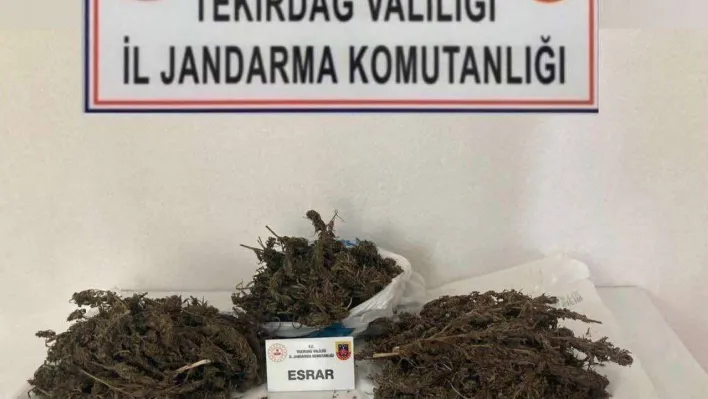 Şüphelilerden 1 kilo 780 gram uyuşturucu ele geçirildi