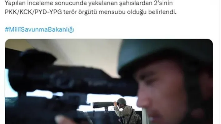 Suriye'den Türkiye'ye yasa dışı yollarla geçmeye çalışan 5 kişi yakalandı