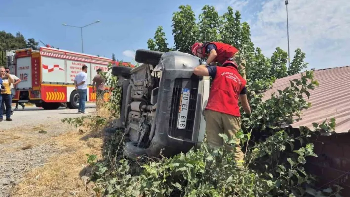 Susurluk'ta trafik kazası: 1 kişi yaralandı
