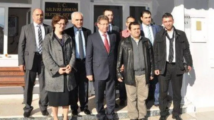 Tahir Sert'ten, Orman İşletme Şefliğine Nezaket Ziyareti