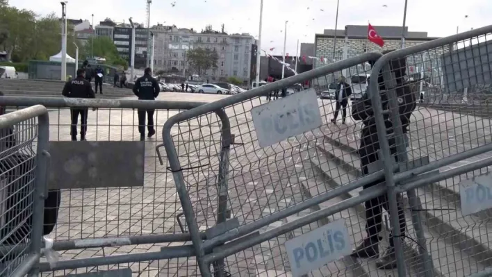 Taksim Meydanı ve İstiklal Caddesi'ne çıkan yollarda 1 Mayıs tedbirleri