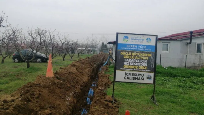 Tarım ve hayvancılığın yoğun olduğu o bölgeye yeni su hattı