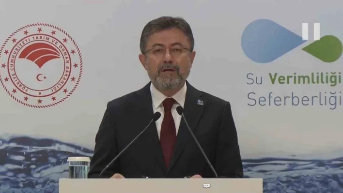 Tarım ve Orman Bakanı Yumaklı 2030'u işaret etti: 'Su kaynaklarımızın yüzde 20 azalması bekleniyor'
