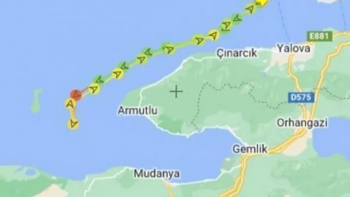 TCG Anadolu Marmara Denizi'nde test sürüşünde