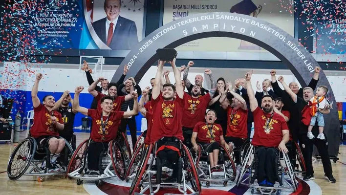 Tekerlekli Sandalye Basketbol Süper Ligi'nde şampiyon Galatasaray