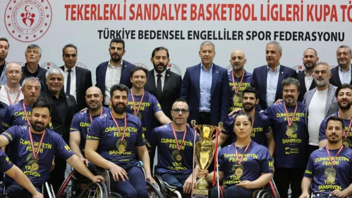 Tekerlekli sandalye basketbolunda şampiyon Fenerbahçe