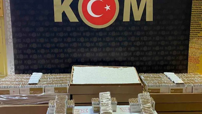 Tekirdağ'da 115 bin adet makaron ele geçirildi