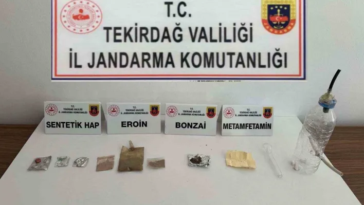 Tekirdağ'da 15 kişi uyuşturucudan yakalandı